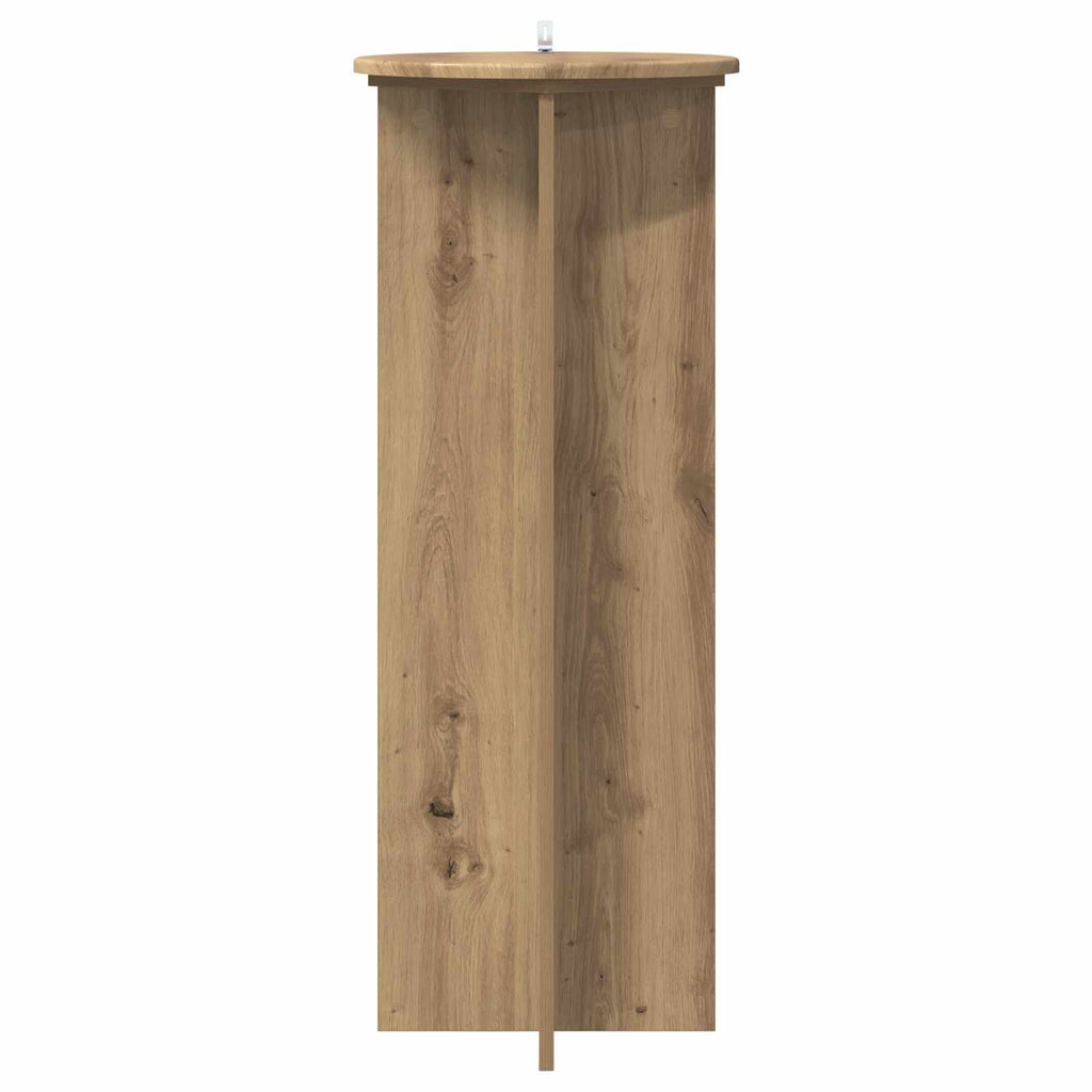 vidaXL Stojak na rośliny 2 pcs Dąb artisan Ø40 x 100 cm