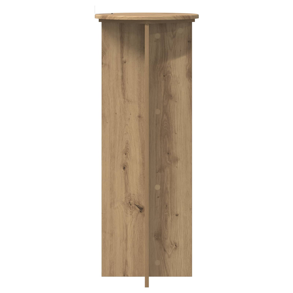 vidaXL Stojak na rośliny 2 pcs Dąb artisan Ø40 x 100 cm