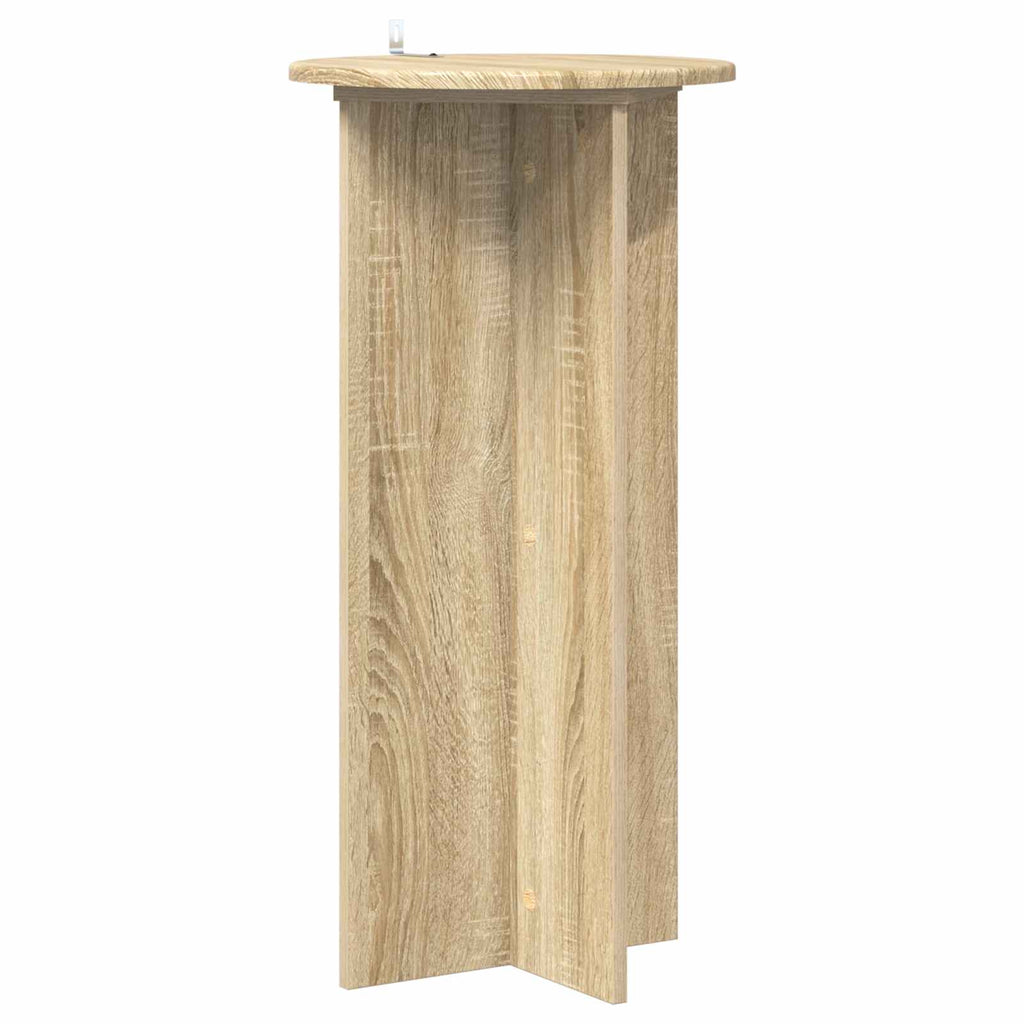 vidaXL Stojak na rośliny 2 pcs dąb Sonoma 40 x 40 x 80 cm