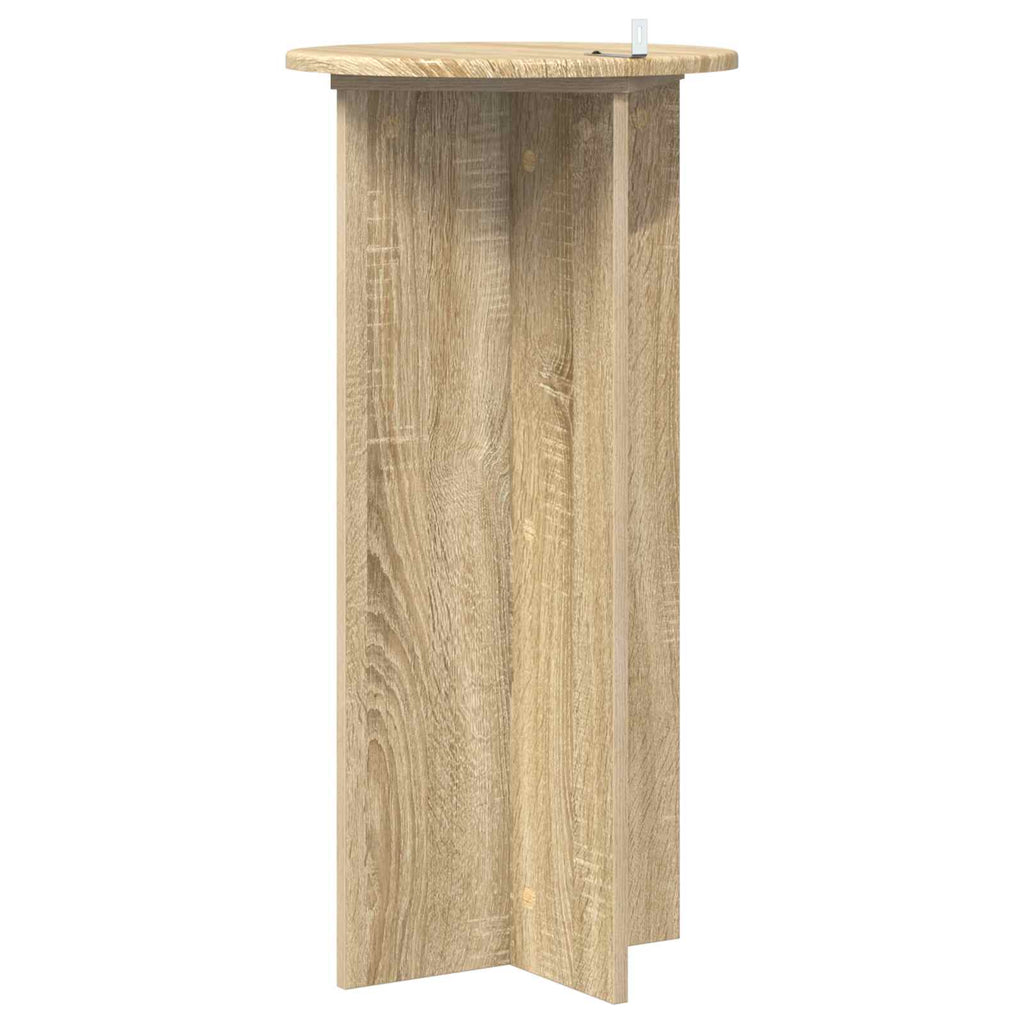 vidaXL Stojak na rośliny 2 pcs dąb Sonoma 40 x 40 x 80 cm