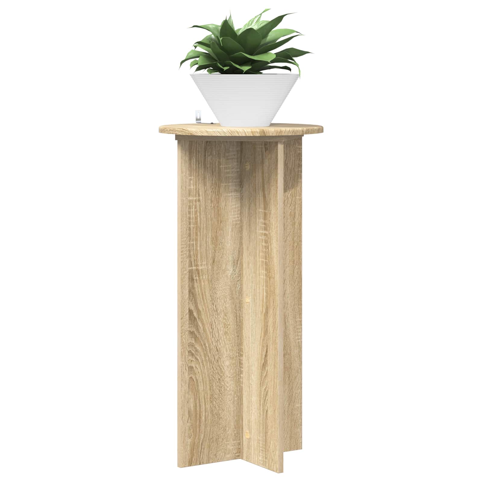 vidaXL Stojak na rośliny 2 pcs dąb Sonoma 40 x 40 x 80 cm