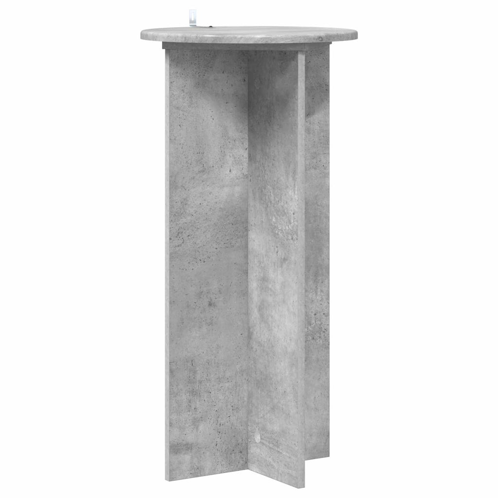 vidaXL Stojak na rośliny 2 pcs Betonowy szary 40 x 40 x 80 cm