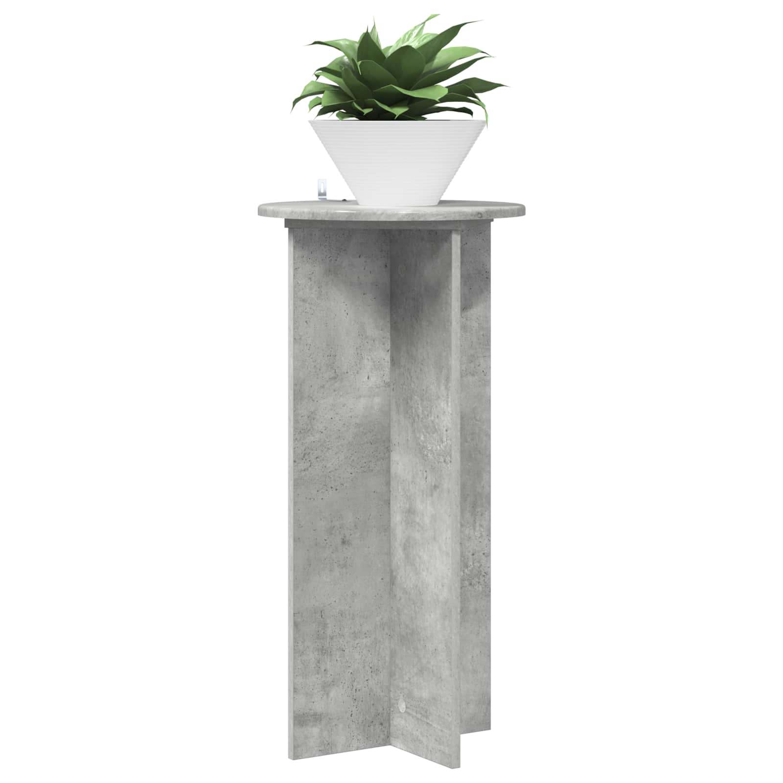 vidaXL Stojak na rośliny 2 pcs Betonowy szary 40 x 40 x 80 cm