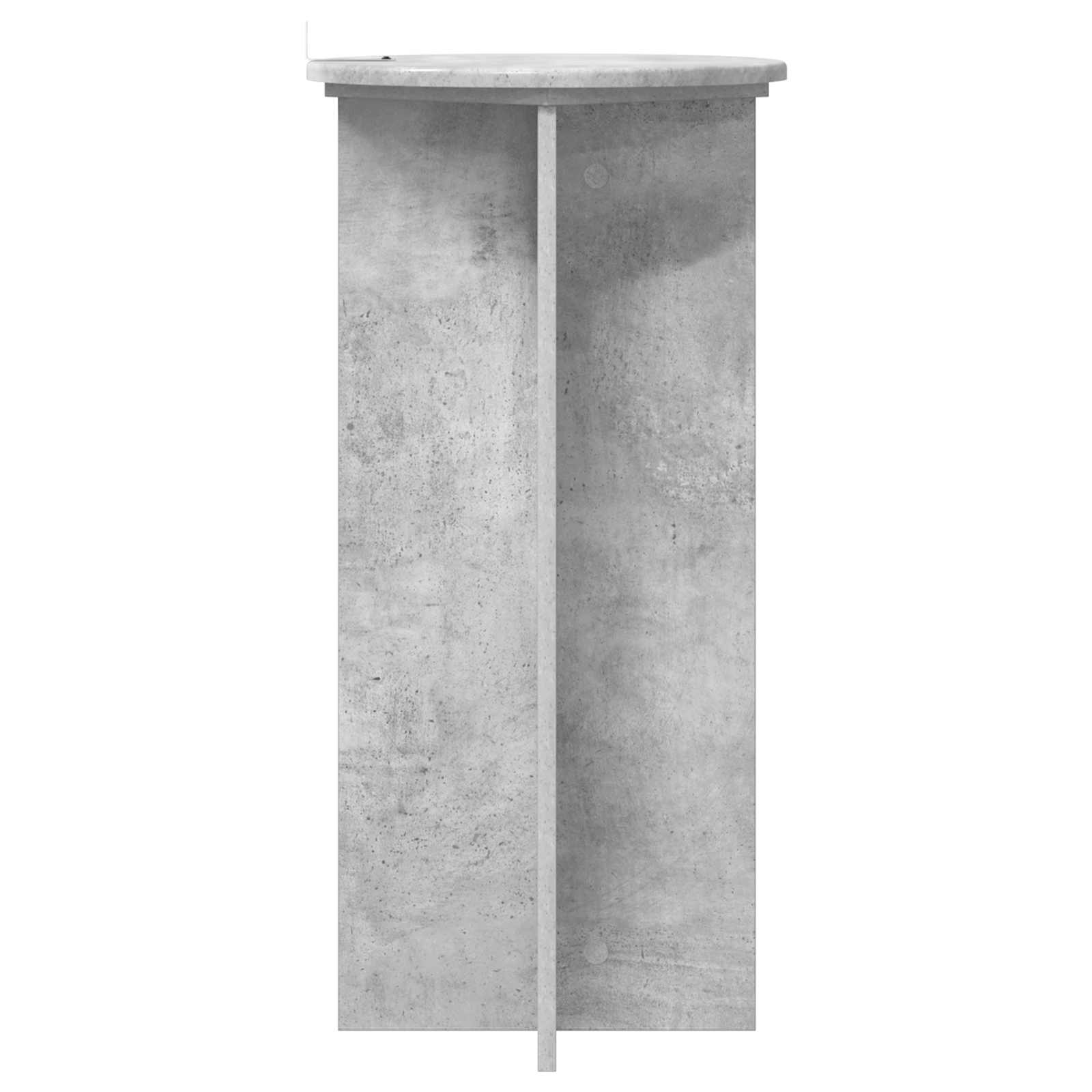 vidaXL Stojak na rośliny 2 pcs Betonowy szary 40 x 40 x 80 cm
