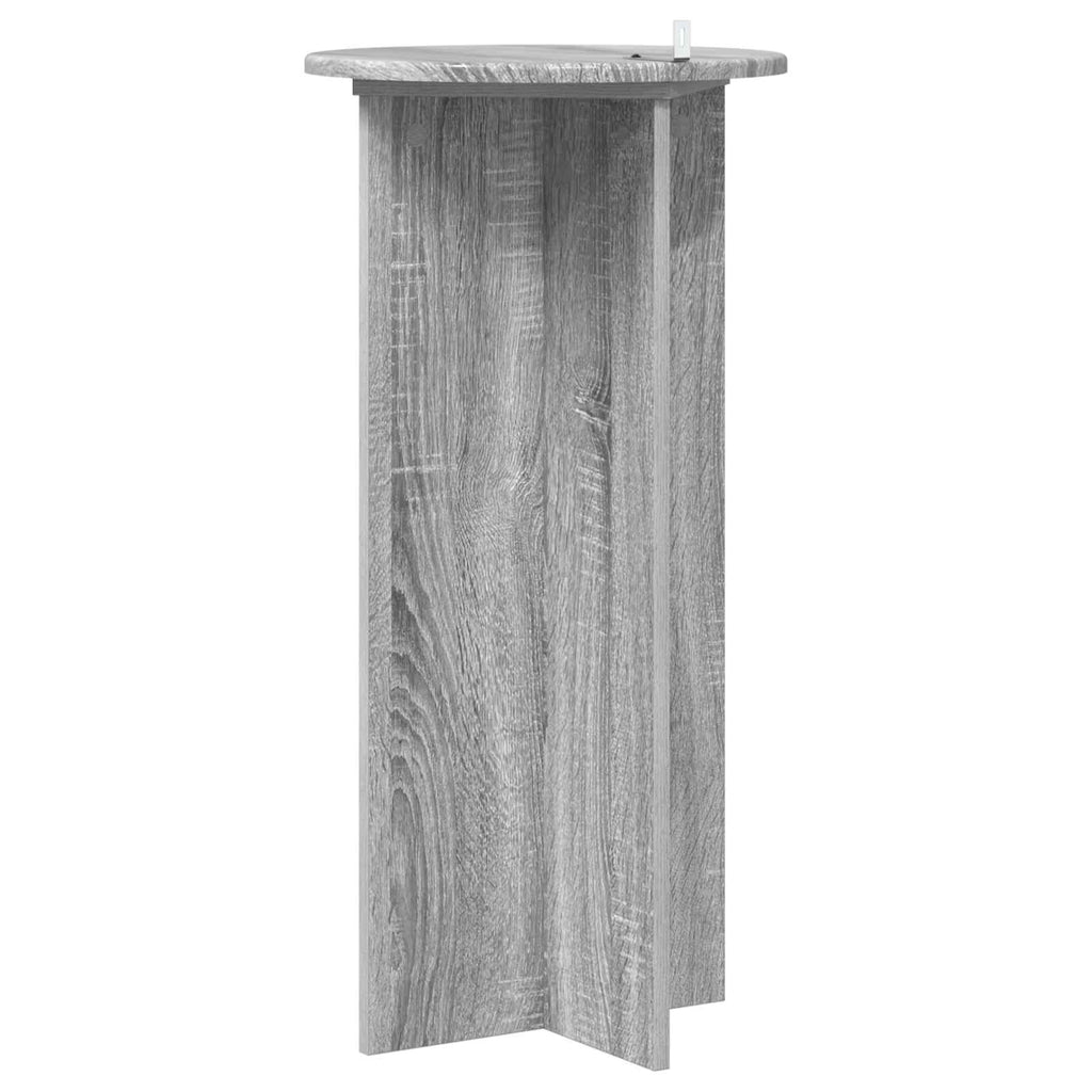 vidaXL Stojak na rośliny 2 pcs Szary Sonoma 40 x 40 x 80 cm