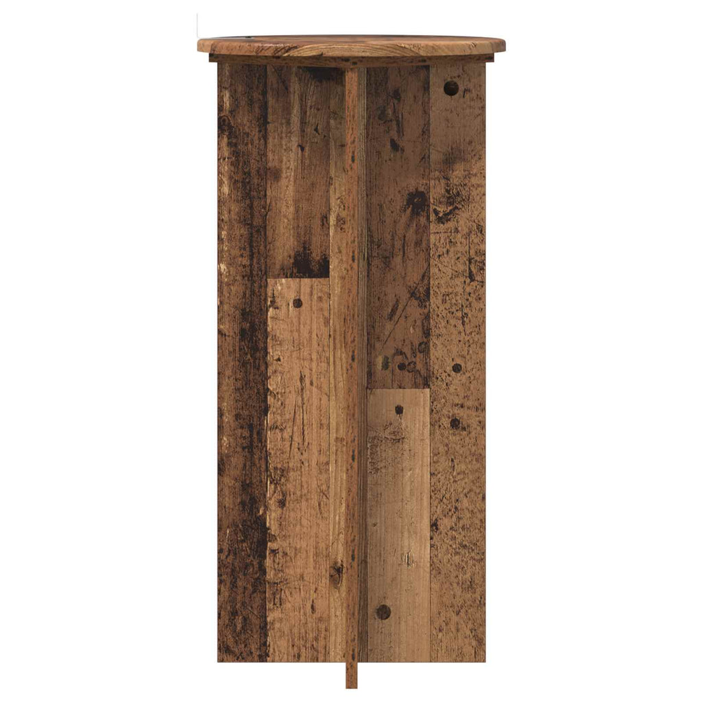 vidaXL Stojak na rośliny 2 pcs Stare drewno 40 x 40 x 80 cm