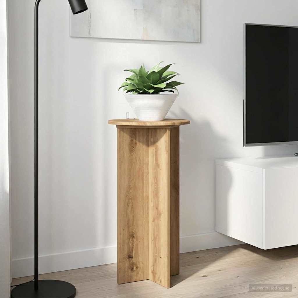 vidaXL Stojak na rośliny 2 pcs Dąb artisan 40 x 40 x 80 cm