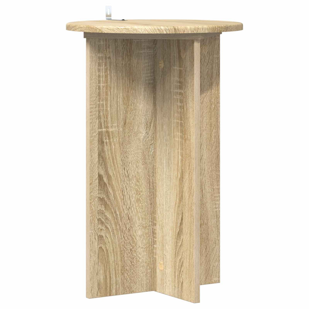 vidaXL Stojak na rośliny 2 pcs dąb Sonoma Ø40 x 60 cm