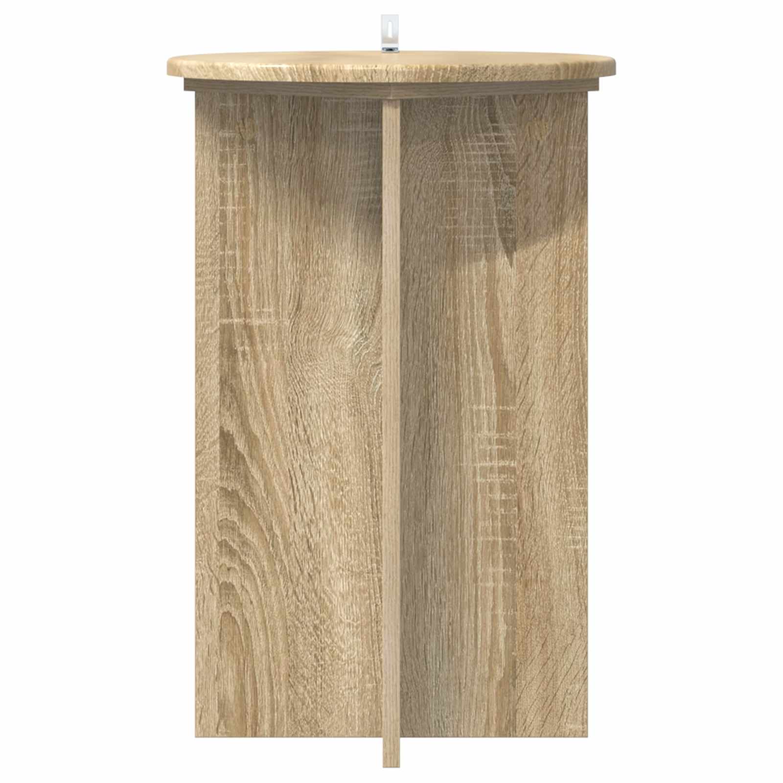vidaXL Stojak na rośliny 2 pcs dąb Sonoma Ø40 x 60 cm