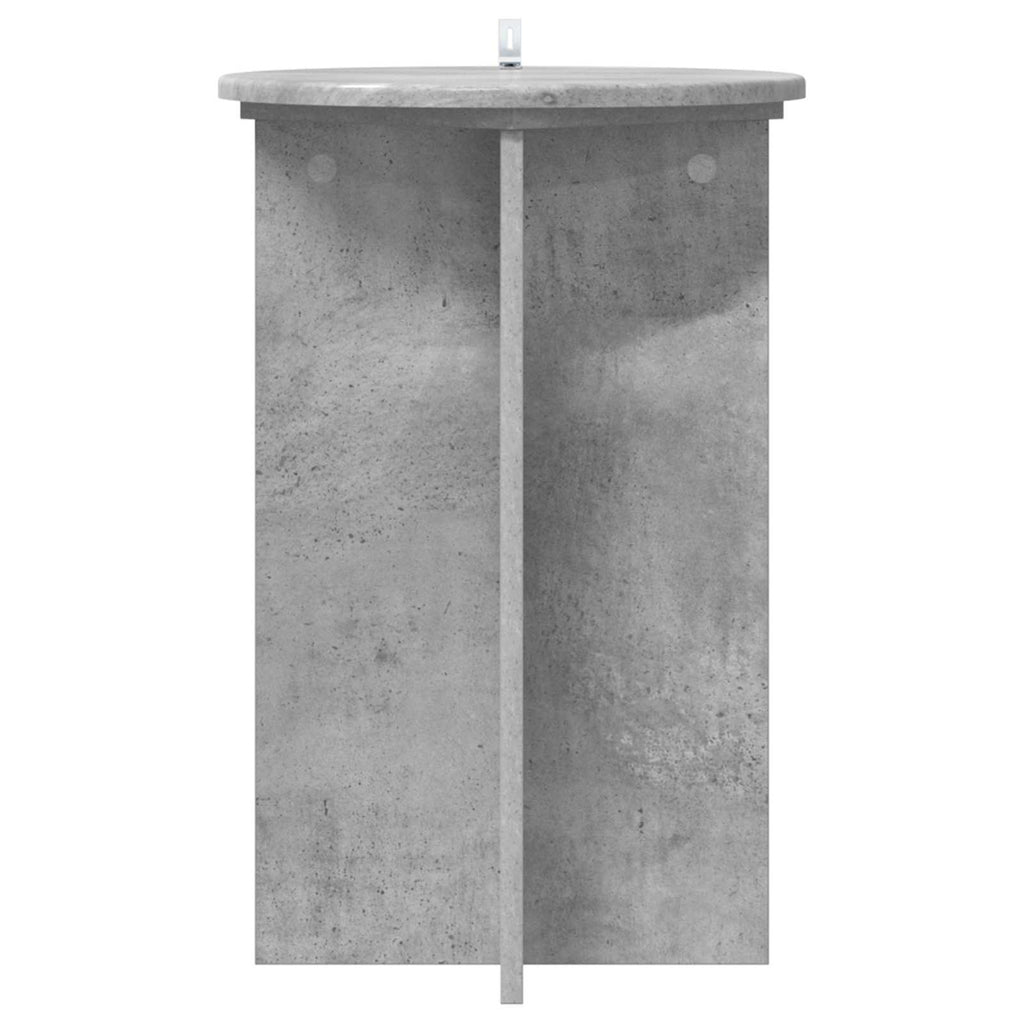 vidaXL Stojak na rośliny 2 pcs Betonowy szary Ø40 x 60 cm