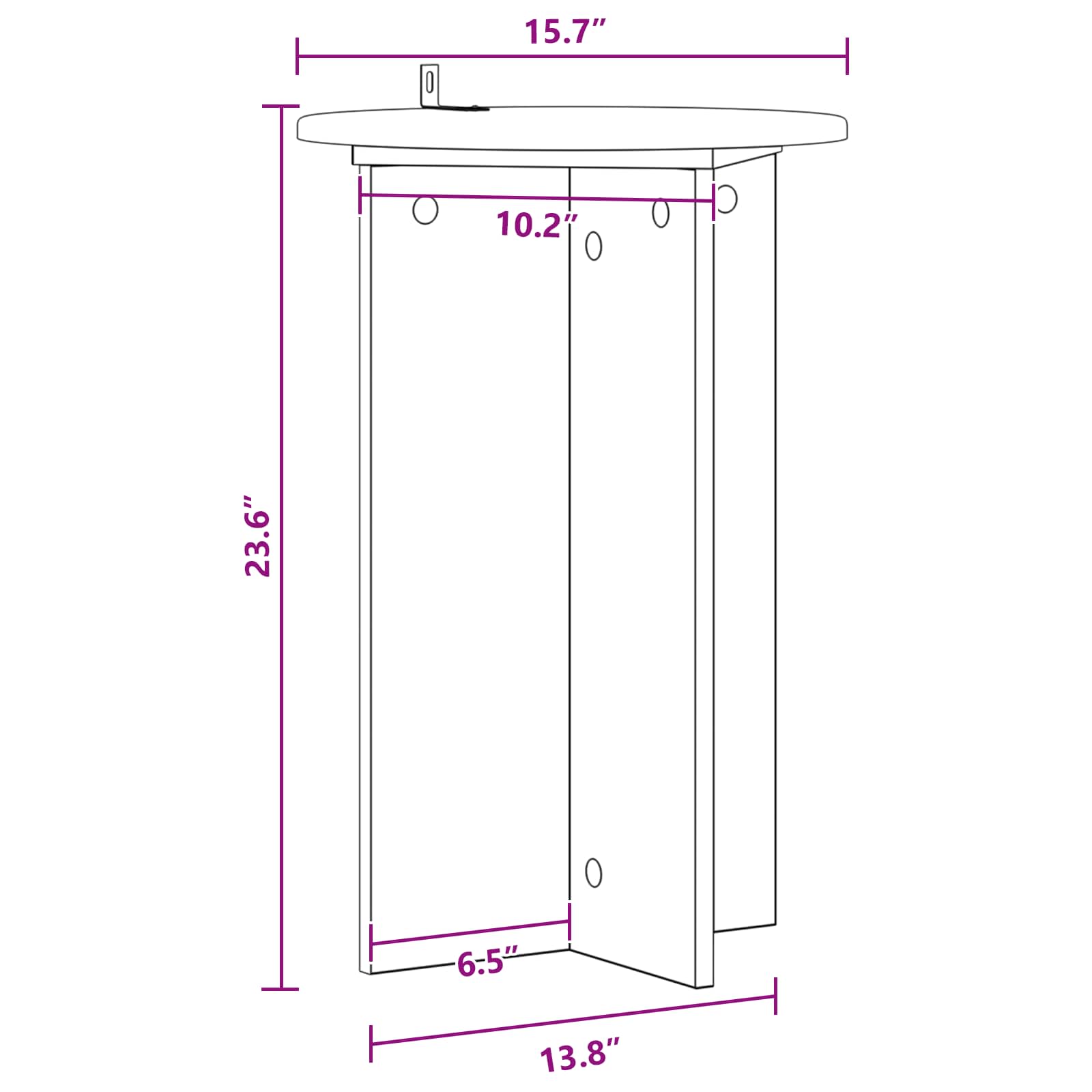 vidaXL Stojak na rośliny 2 pcs Betonowy szary Ø40 x 60 cm