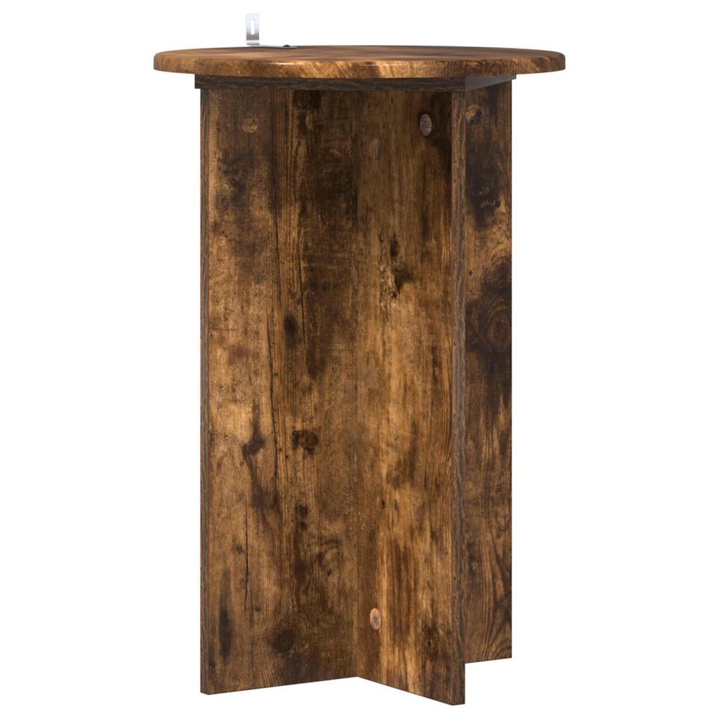 vidaXL Stojak na rośliny 2 pcs Dąb wędzony Ø40 x 60 cm