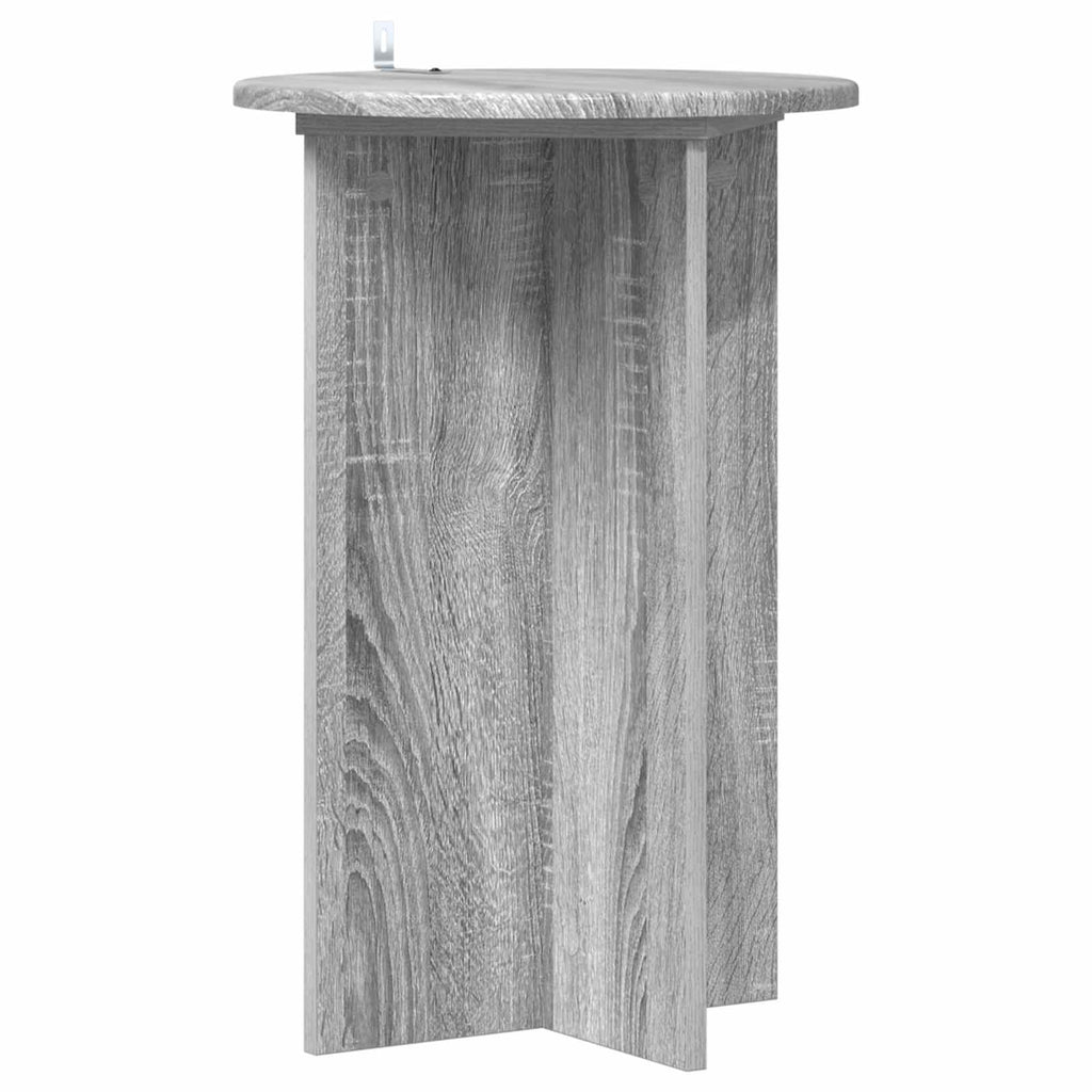 vidaXL Stojak na rośliny 2 pcs Szary Sonoma Ø40 x 60 cm