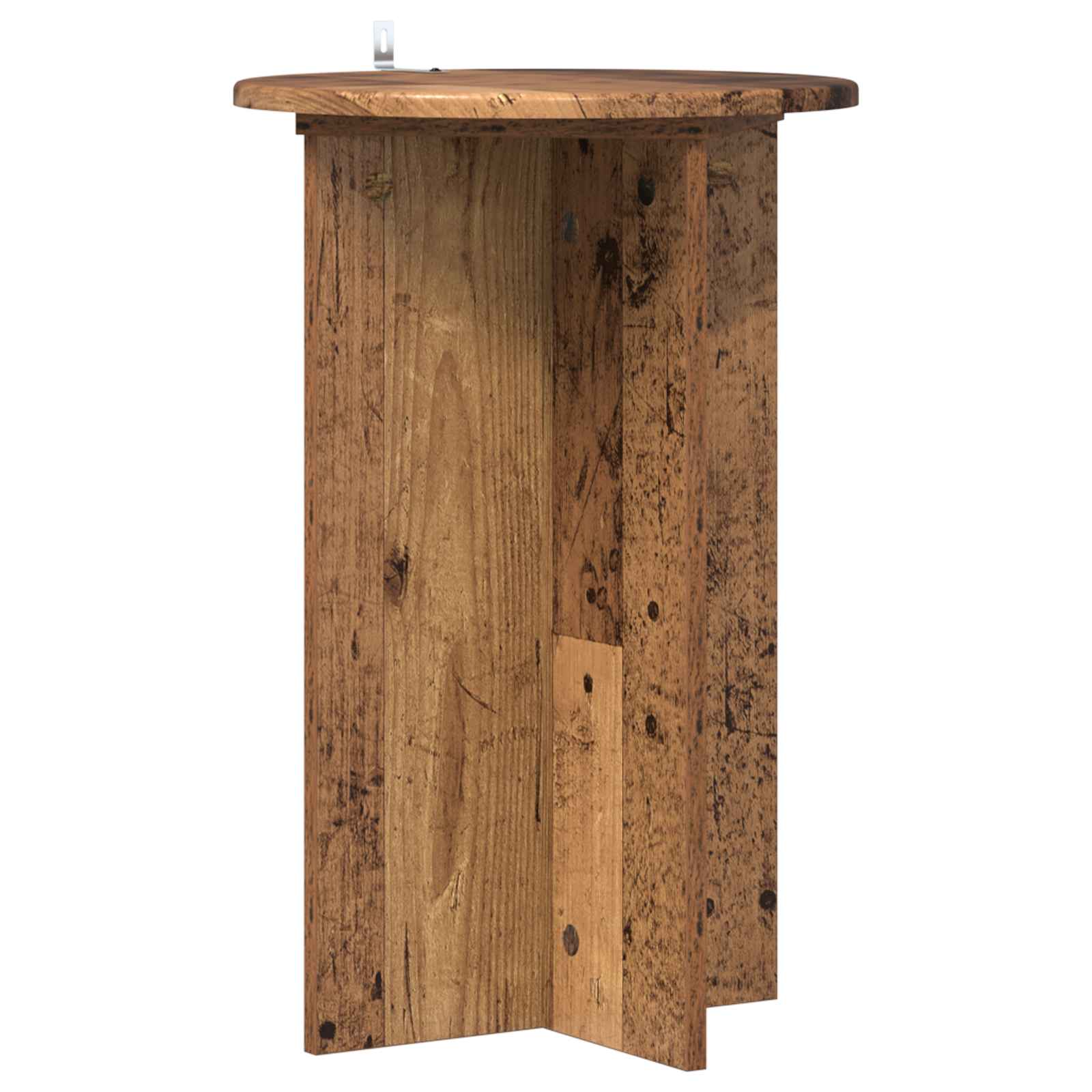 vidaXL Stojak na rośliny 2 pcs Stare drewno Ø40 x 60 cm