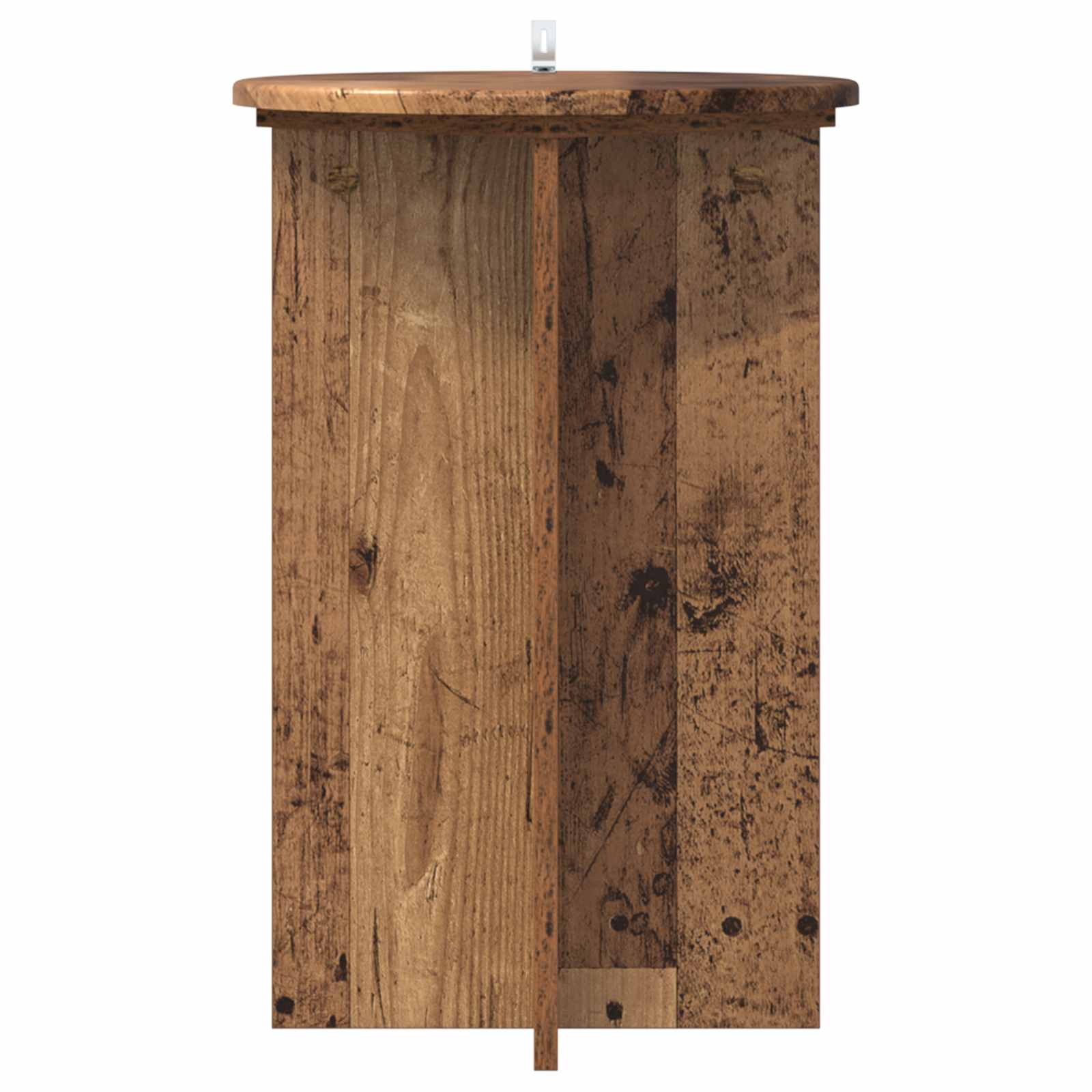 vidaXL Stojak na rośliny 2 pcs Stare drewno Ø40 x 60 cm
