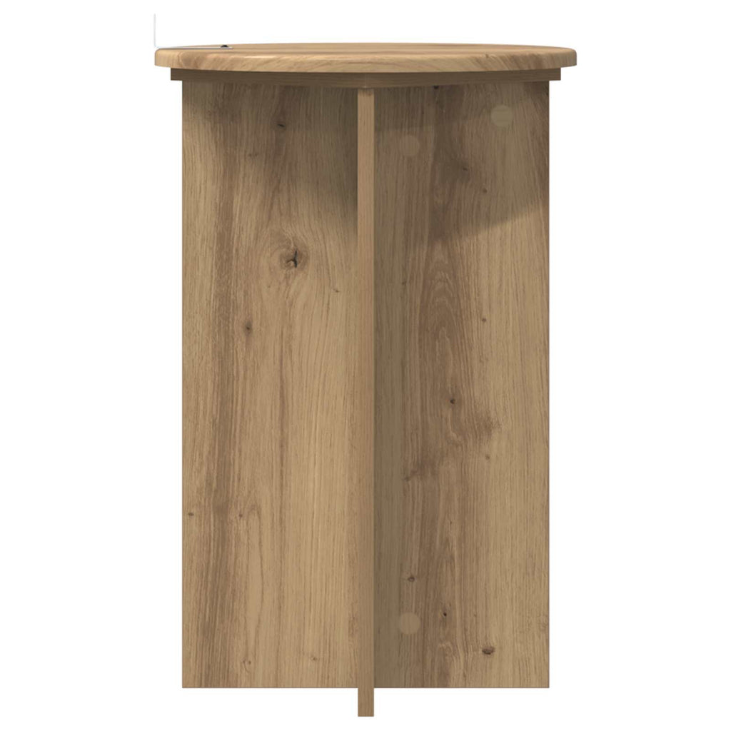 vidaXL Stojak na rośliny 2 pcs Dąb artisan Ø40 x 60 cm