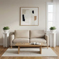 vidaXL Stojak na rośliny 2 pcs Biały Ø29,5 x 60 cm Drewno inżynieryjne