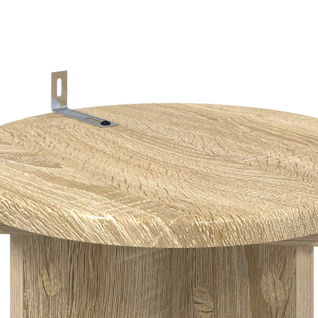 vidaXL Stojak na rośliny 2 pcs dąb Sonoma 29,5 x 29,5 x 60 cm
