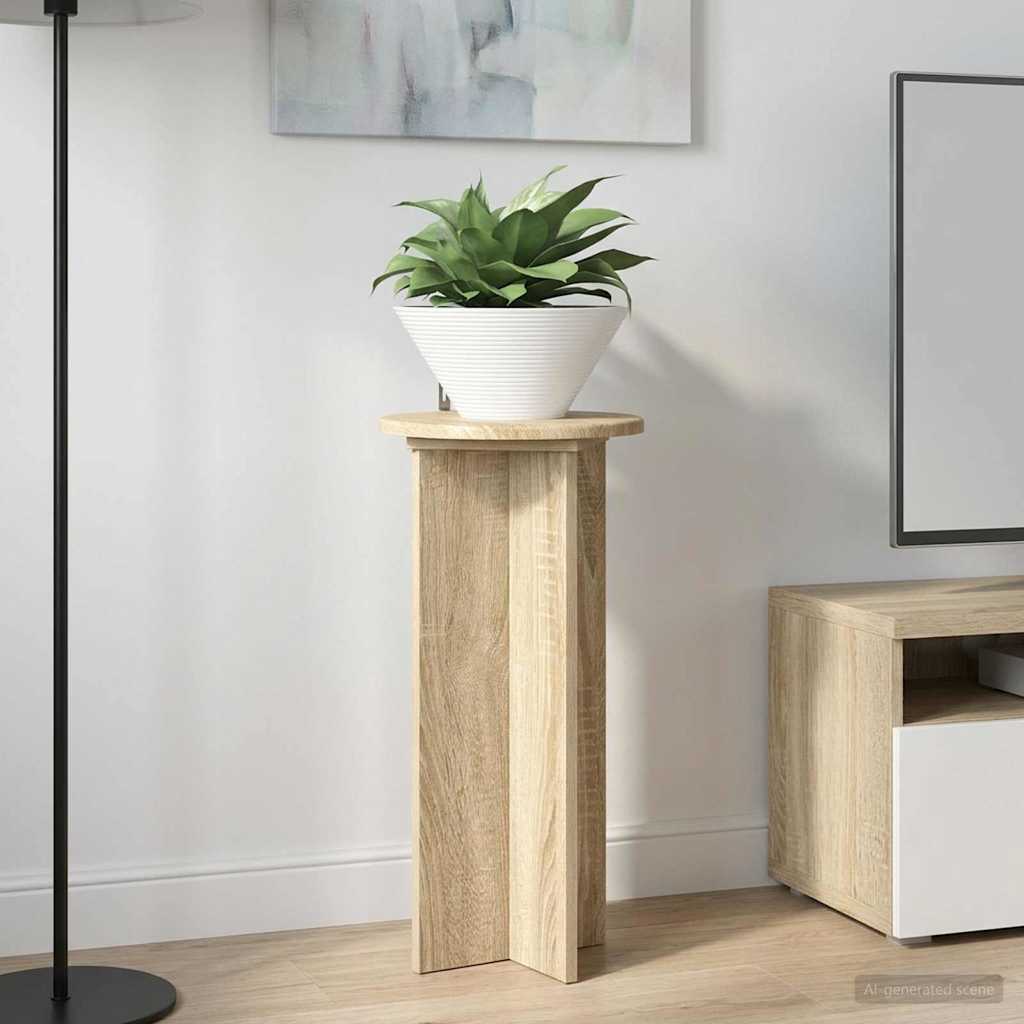 vidaXL Stojak na rośliny 2 pcs dąb Sonoma 29,5 x 29,5 x 60 cm