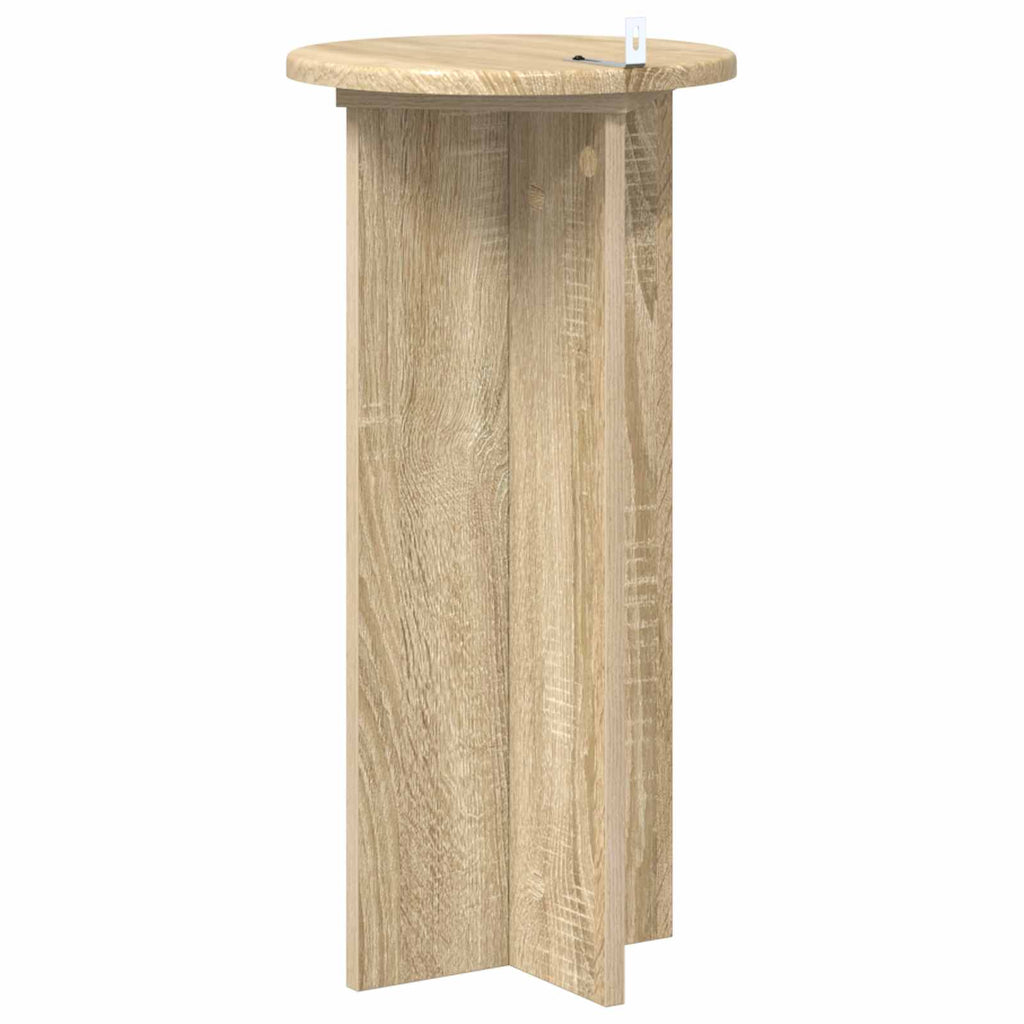 vidaXL Stojak na rośliny 2 pcs dąb Sonoma 29,5 x 29,5 x 60 cm