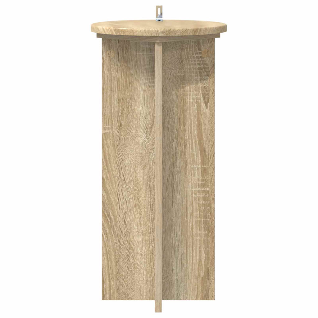 vidaXL Stojak na rośliny 2 pcs dąb Sonoma 29,5 x 29,5 x 60 cm
