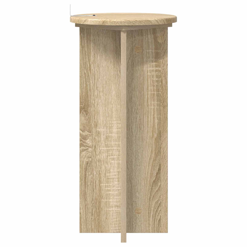 vidaXL Stojak na rośliny 2 pcs dąb Sonoma 29,5 x 29,5 x 60 cm