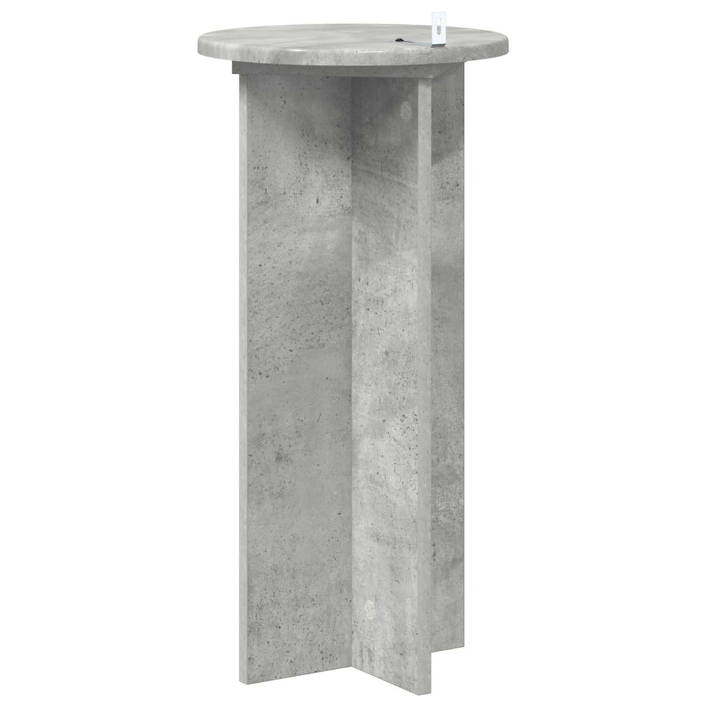 vidaXL Stojak na rośliny 2 pcs Betonowy szary 29,5 x 29,5 x 60 cm
