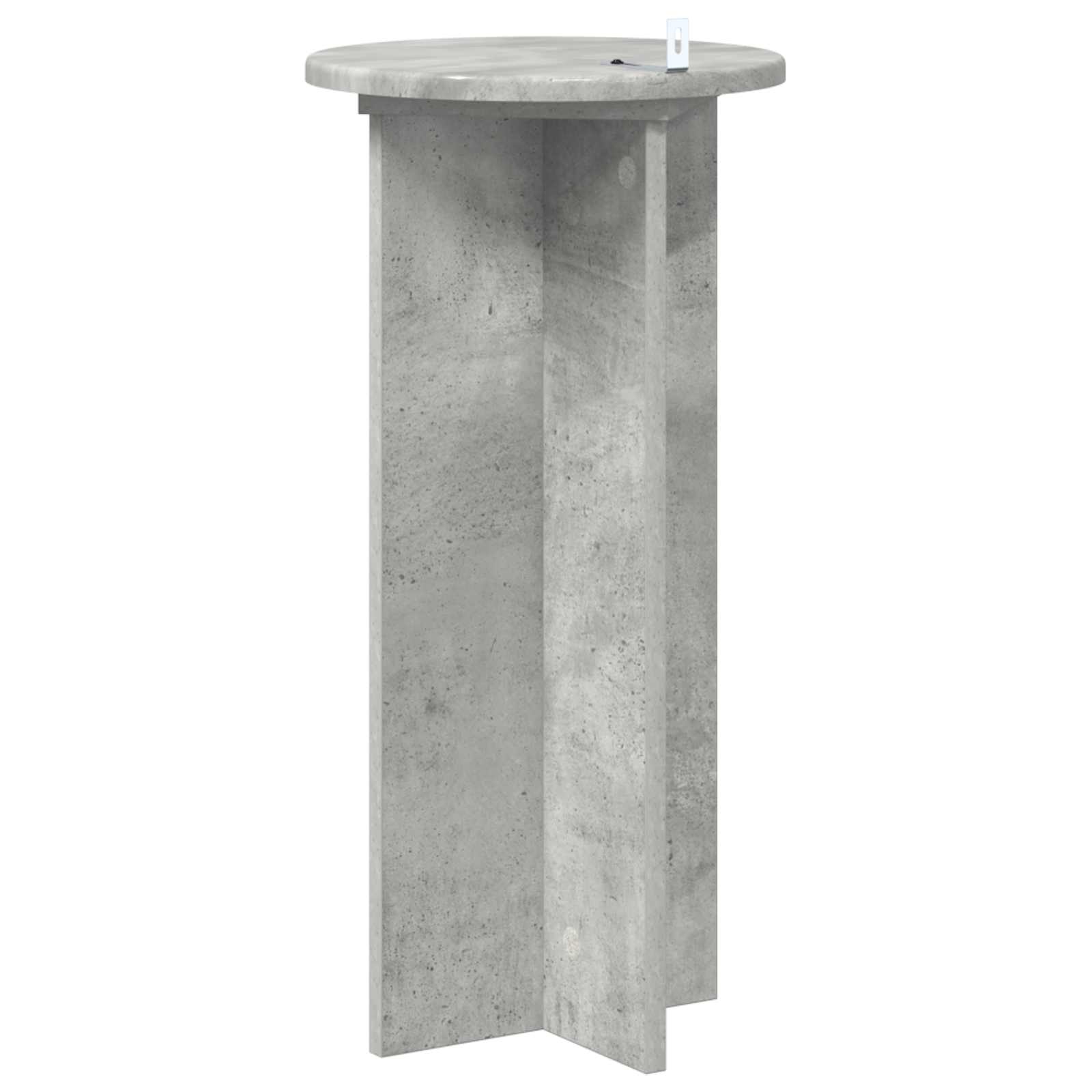 vidaXL Stojak na rośliny 2 pcs Betonowy szary 29,5 x 29,5 x 60 cm