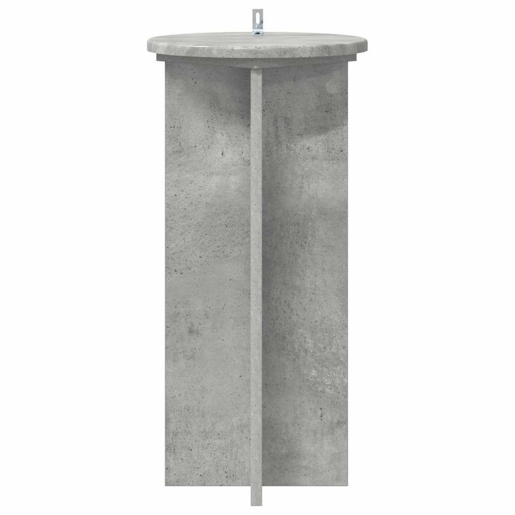 vidaXL Stojak na rośliny 2 szt. Betonowy szary 29,5 x 29,5 x 60 cm