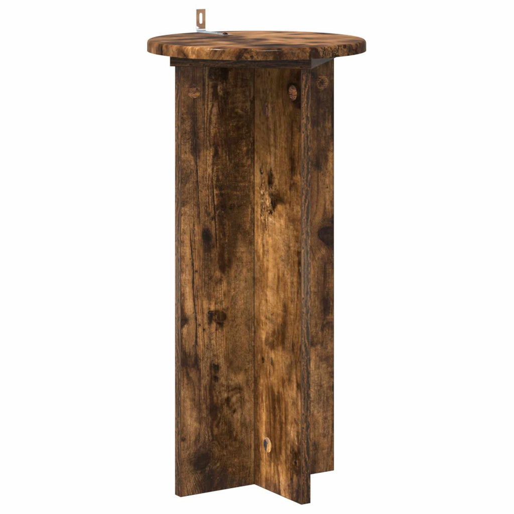 vidaXL Stojak na rośliny 2 pcs Dąb wędzony 29,5 x 29,5 x 60 cm