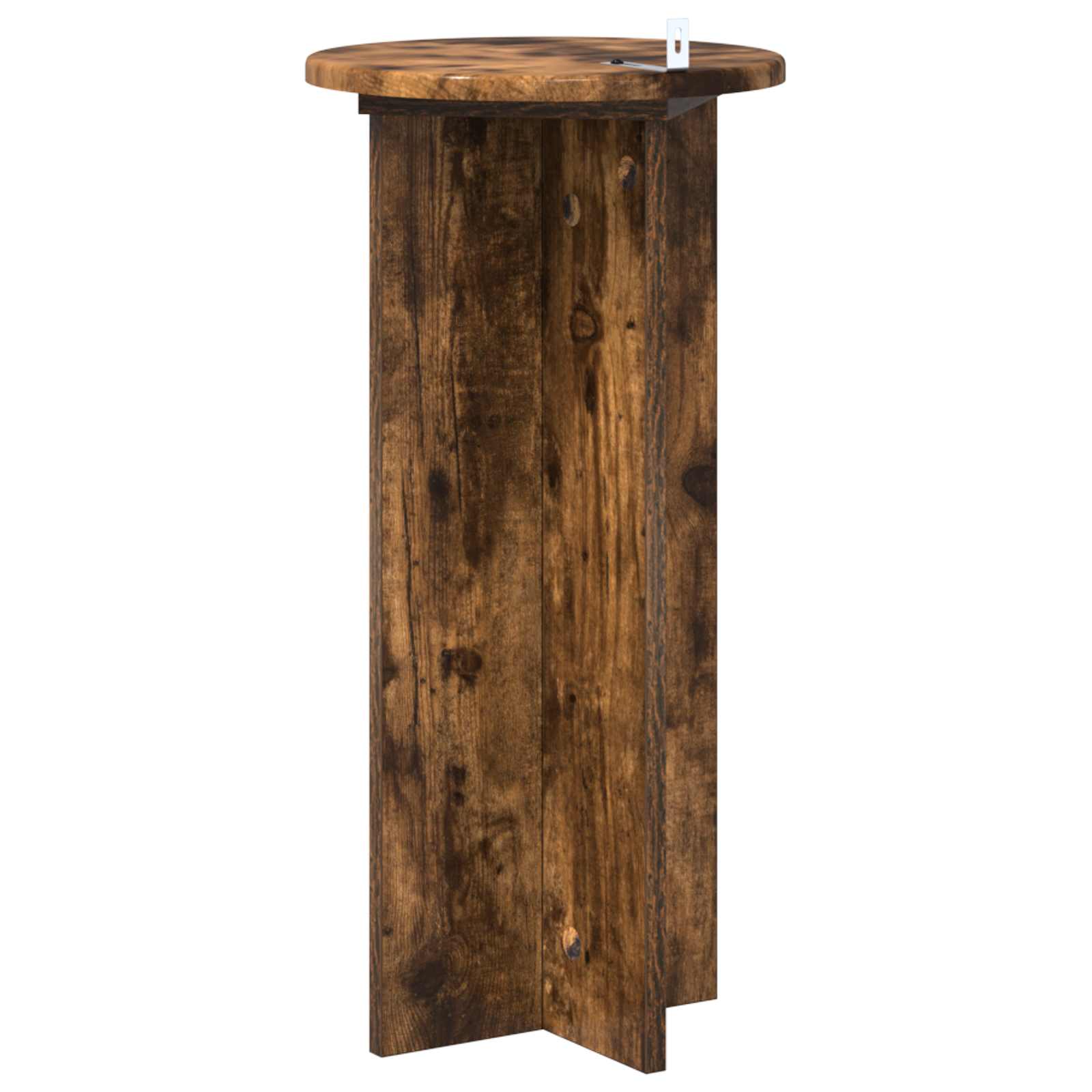 vidaXL Stojak na rośliny 2 pcs Dąb wędzony 29,5 x 29,5 x 60 cm