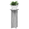 vidaXL Stojak na rośliny 2 pcs Szary Sonoma 29,5 x 29,5 x 60 cm