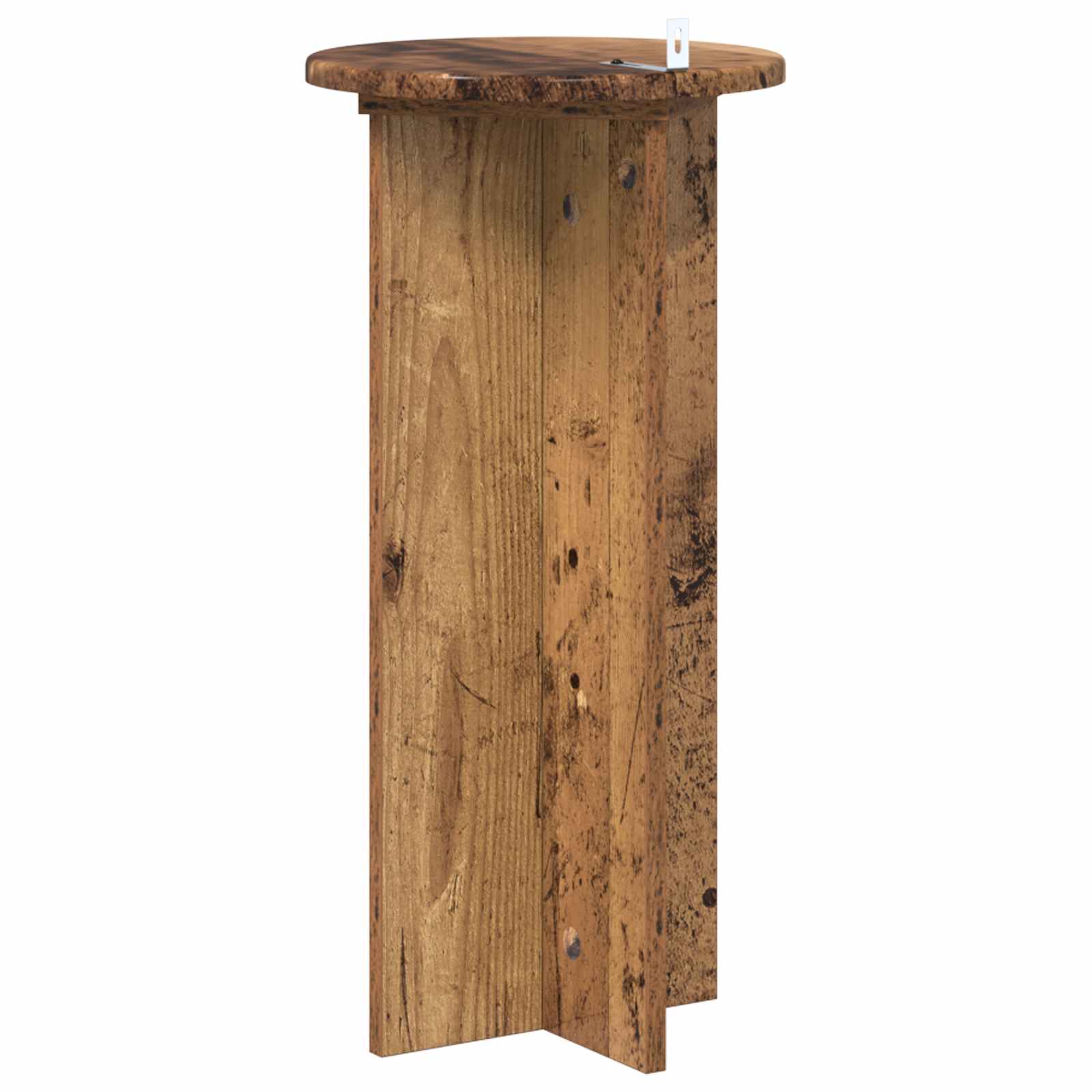 vidaXL Stojak na rośliny 2 pcs Stare drewno 29,5 x 29,5 x 60 cm