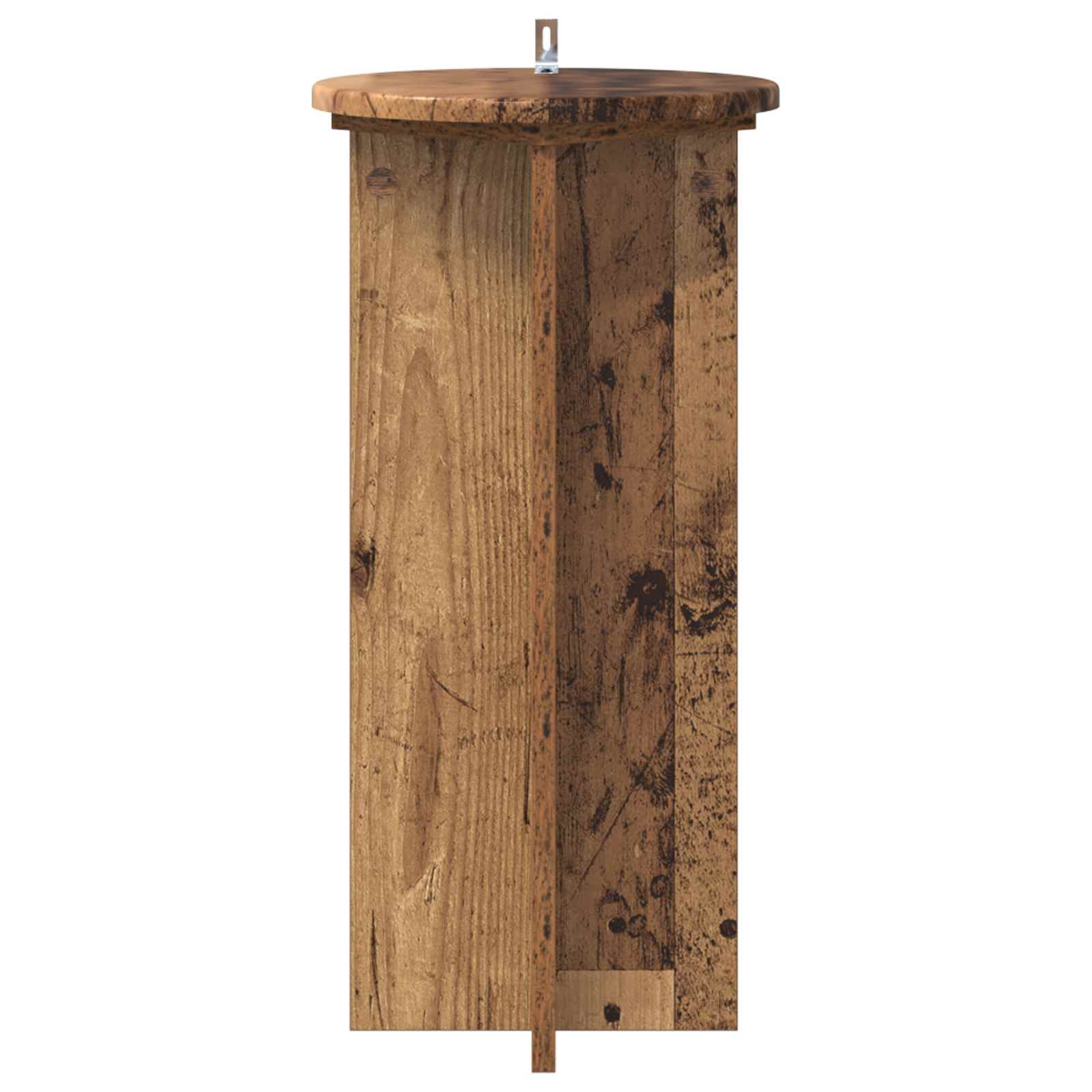 vidaXL Stojak na rośliny 2 pcs Stare drewno 29,5 x 29,5 x 60 cm