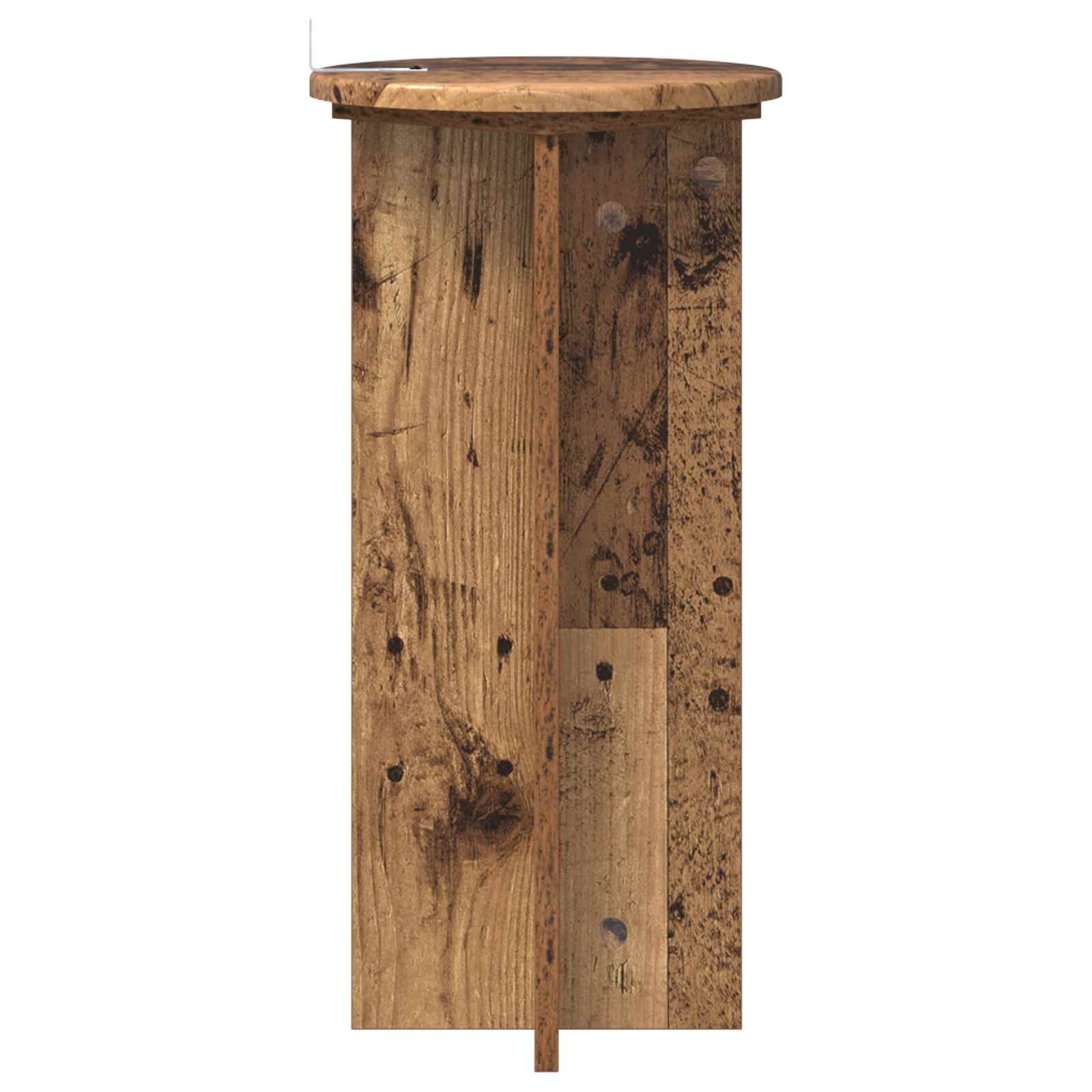 vidaXL Stojak na rośliny 2 pcs Stare drewno 29,5 x 29,5 x 60 cm