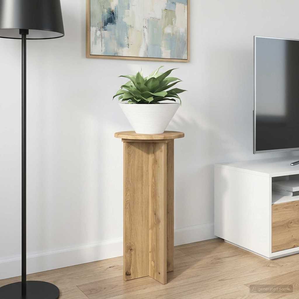 vidaXL Stojak na rośliny 2 pcs Dąb artisan 29,5 x 29,5 x 60 cm