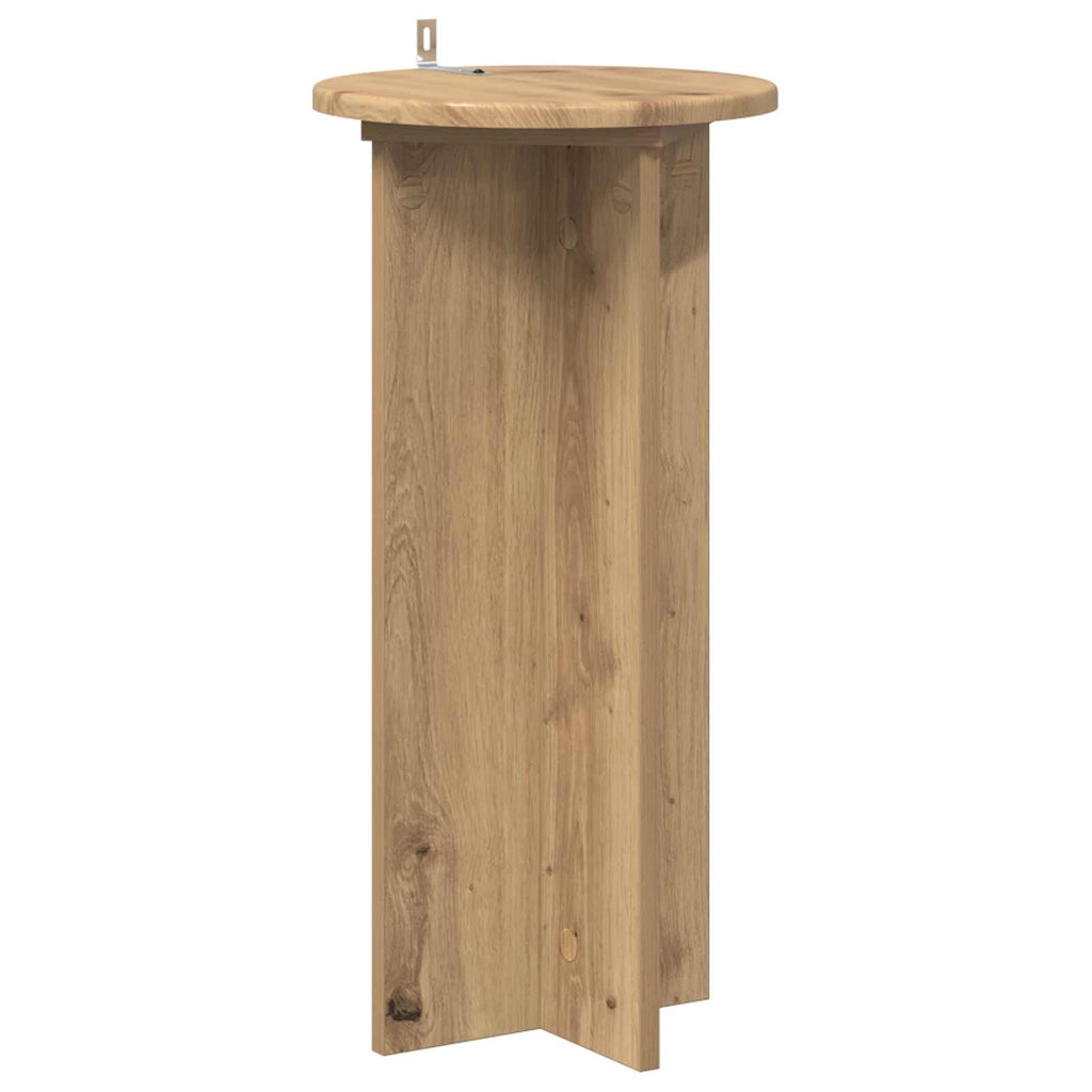 vidaXL Stojak na rośliny 2 pcs Dąb artisan 29,5 x 29,5 x 60 cm