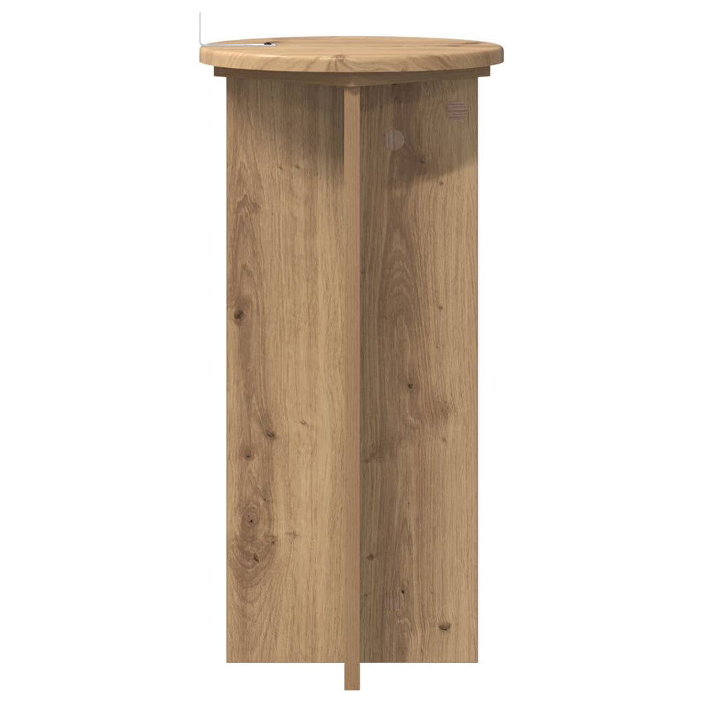 vidaXL Stojak na rośliny 2 pcs Dąb artisan 29,5 x 29,5 x 60 cm