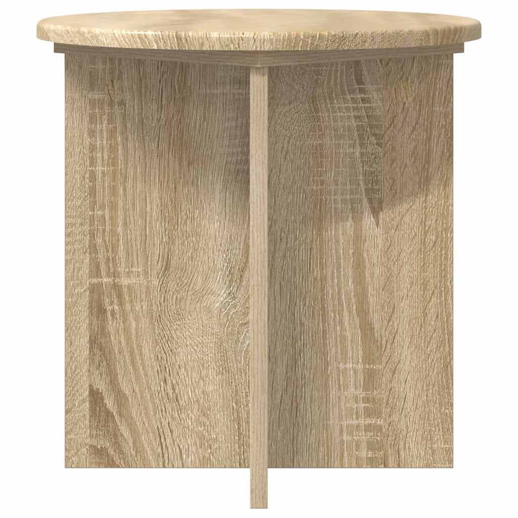 vidaXL Stojak na rośliny 2 pcs dąb Sonoma 40 x 40 x 40 cm