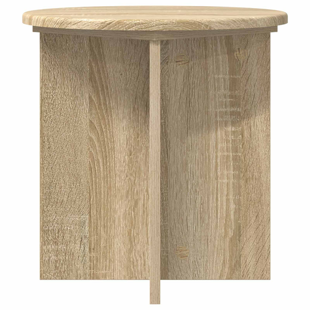 vidaXL Stojak na rośliny 2 pcs dąb Sonoma 40 x 40 x 40 cm