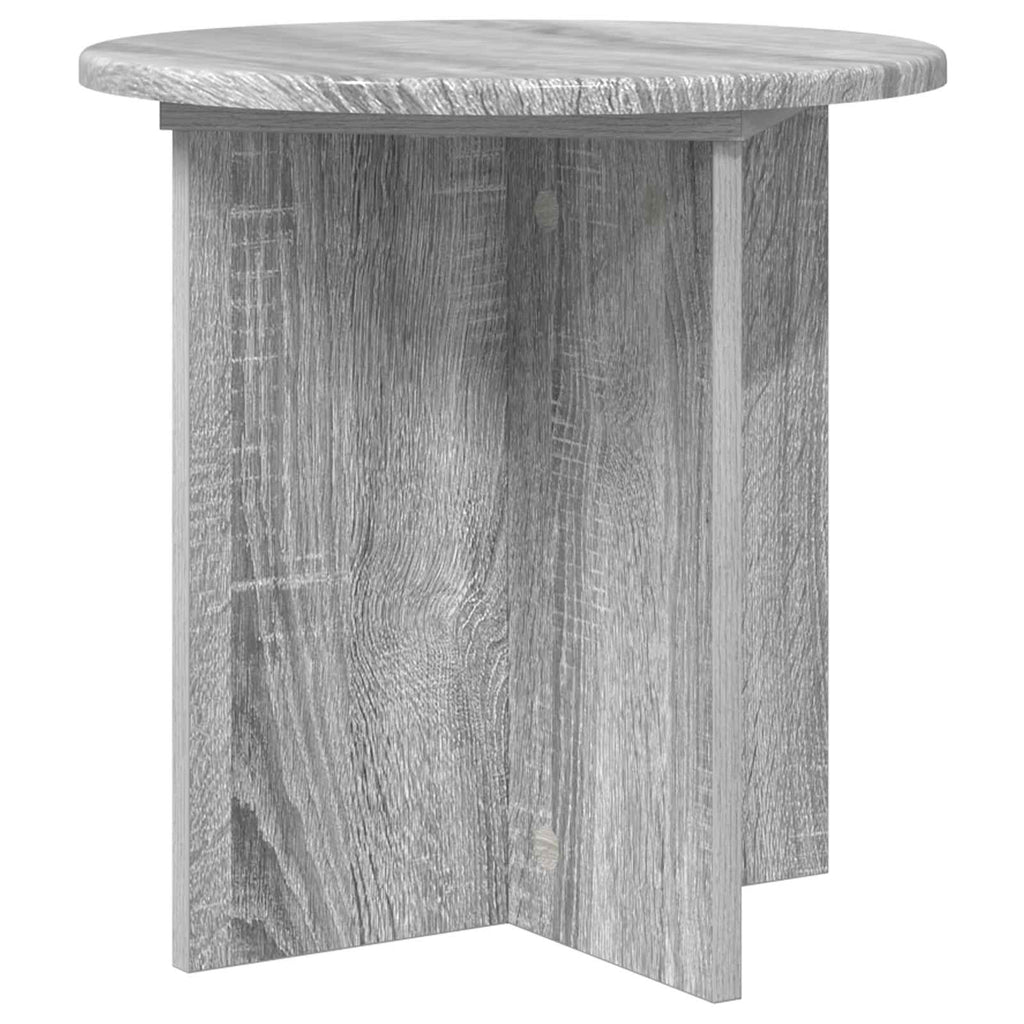 vidaXL Stojak na rośliny 2 pcs Szary Sonoma 40 x 40 x 40 cm