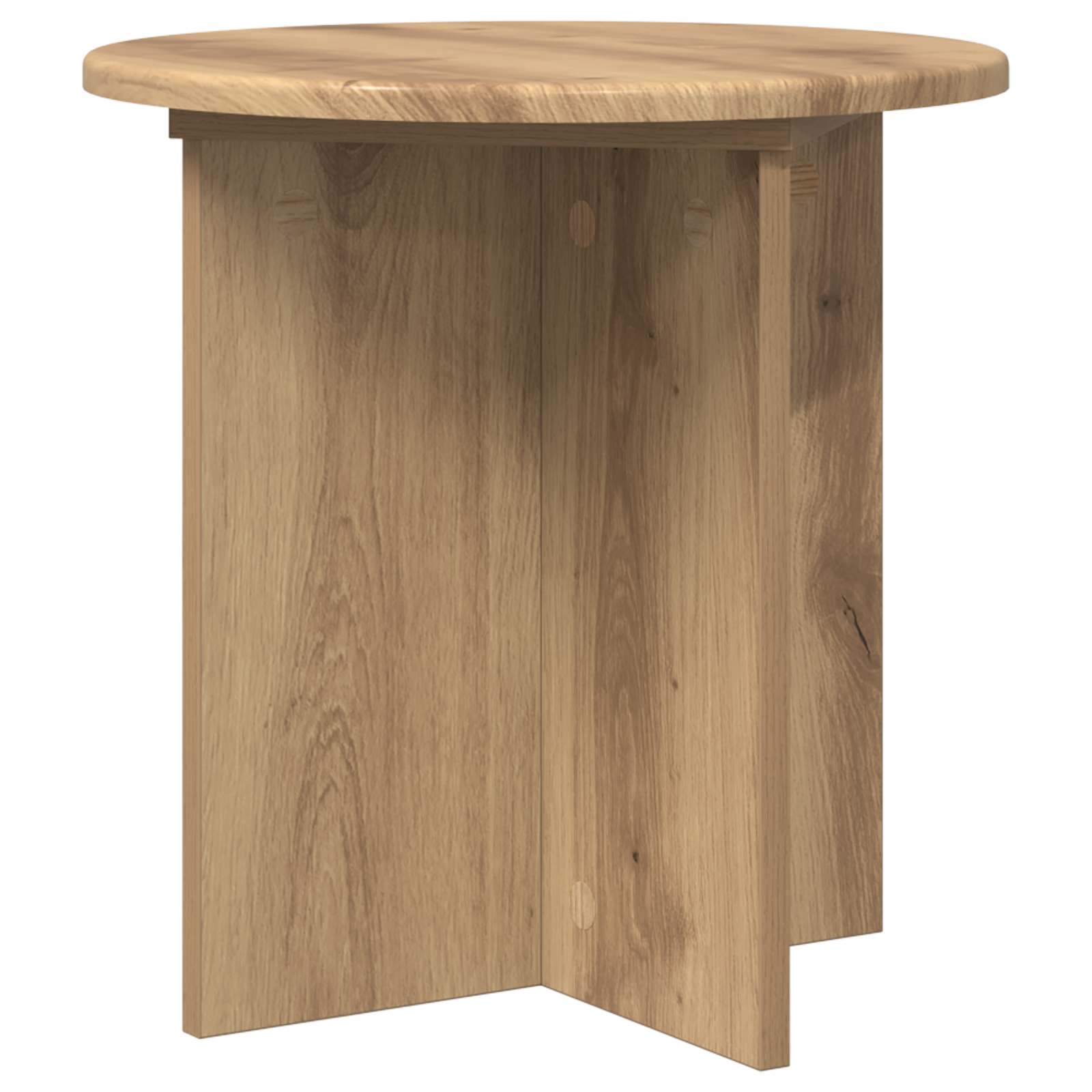 vidaXL Stojak na rośliny 2 pcs Dąb artisan 40 x 40 x 40 cm