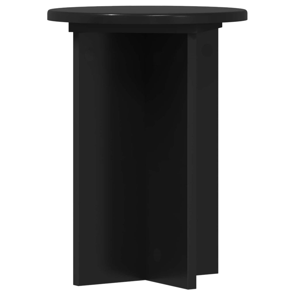 vidaXL Stojak na rośliny 2 pcs Czarny Ø29,5 x 40 cm