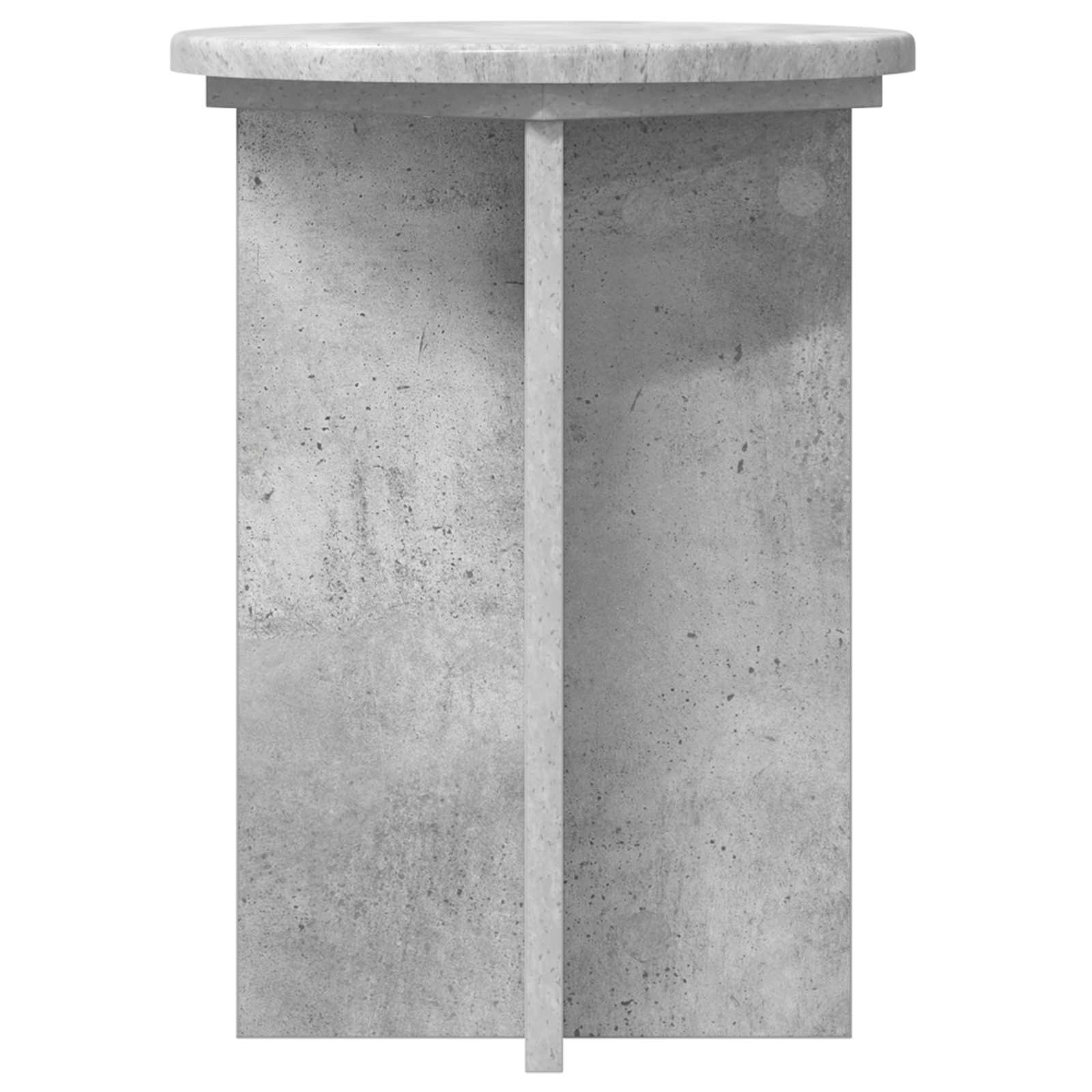 vidaXL Stojak na rośliny 2 pcs Betonowy szary Ø29,5 x 40 cm