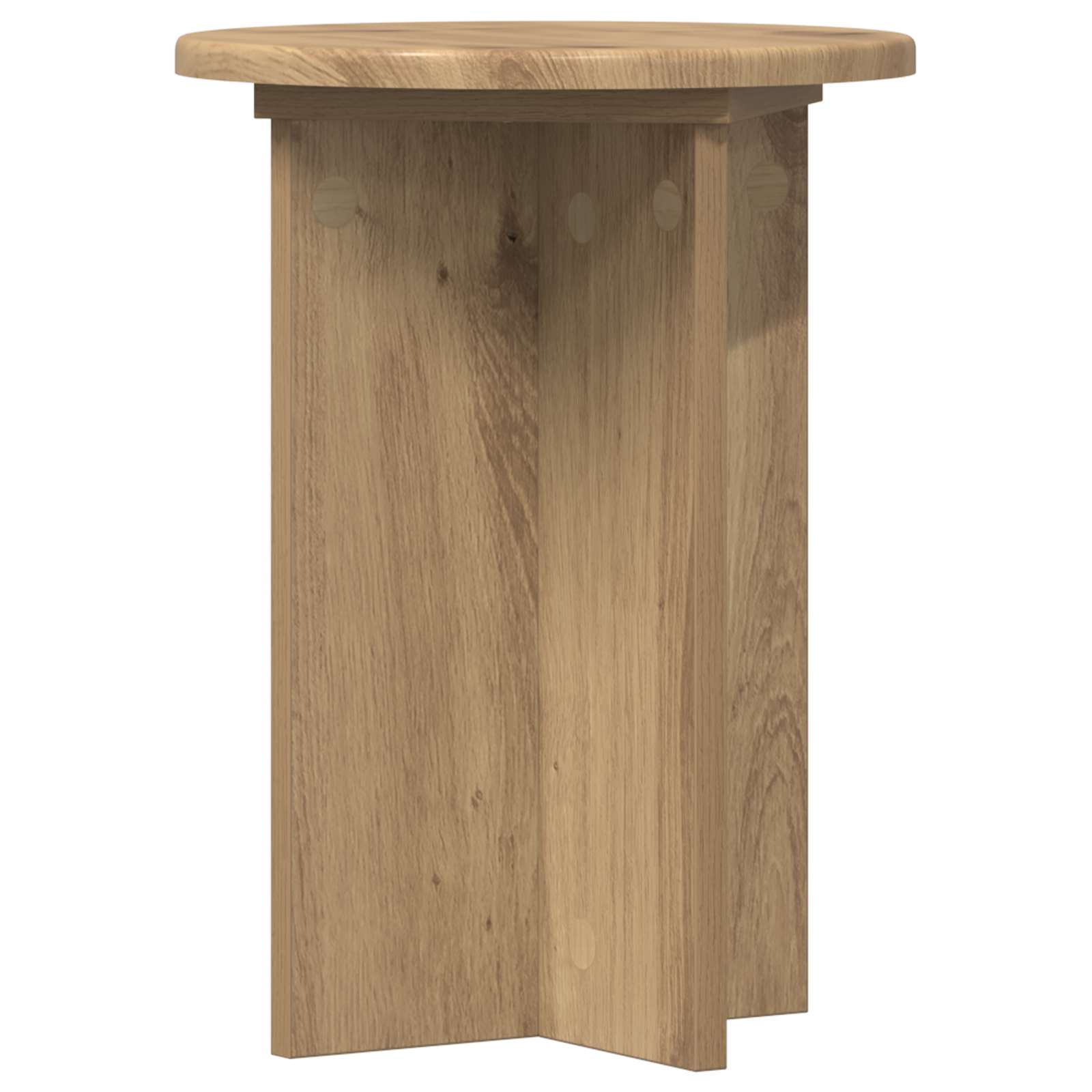 vidaXL Stojak na rośliny 2 pcs Dąb artisan Ø29,5 x 40 cm