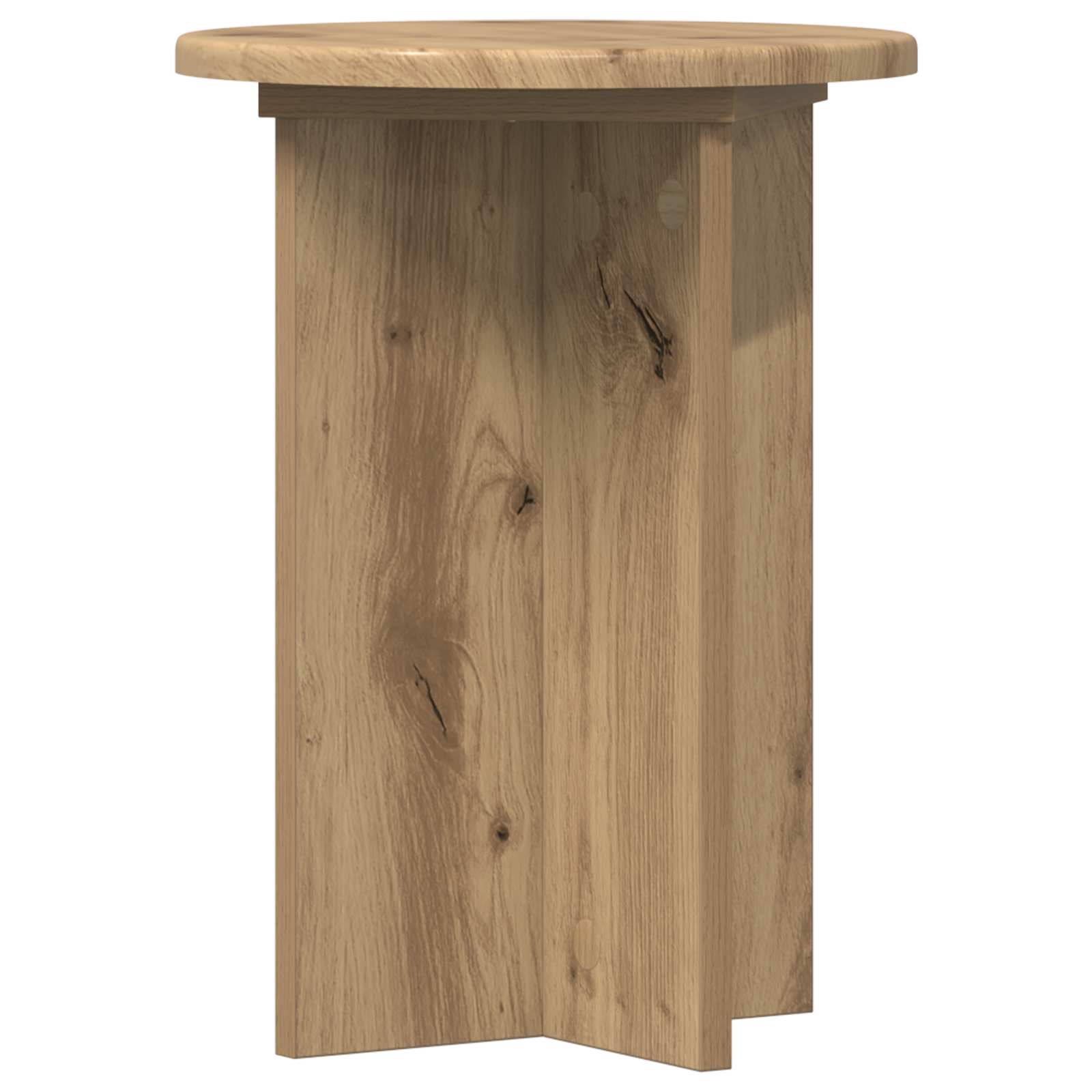 vidaXL Stojak na rośliny 2 pcs Dąb artisan Ø29,5 x 40 cm