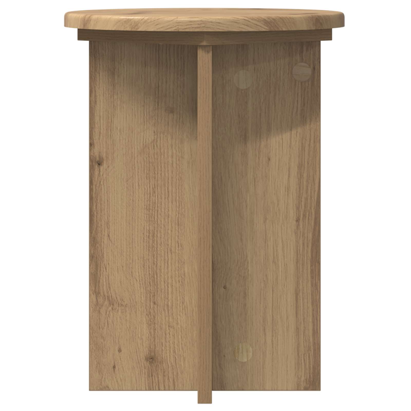 vidaXL Stojak na rośliny 2 pcs Dąb artisan Ø29,5 x 40 cm