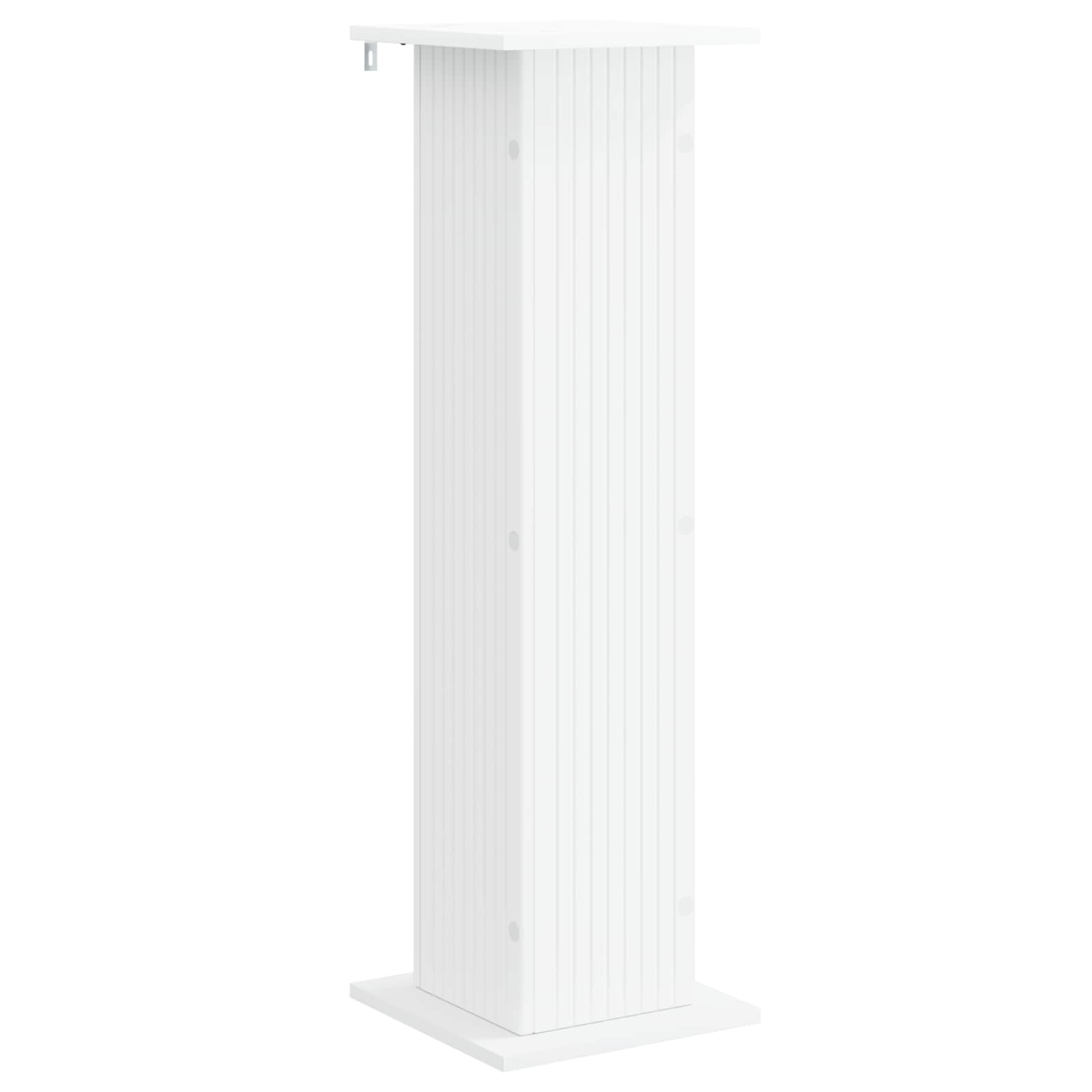 vidaXL Stojak na rośliny 2 pcs Biały 30,5 x 30 x 100,5 cm