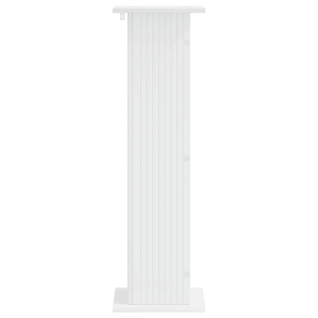 vidaXL Stojak na rośliny 2 pcs Biały 30,5 x 30 x 100,5 cm