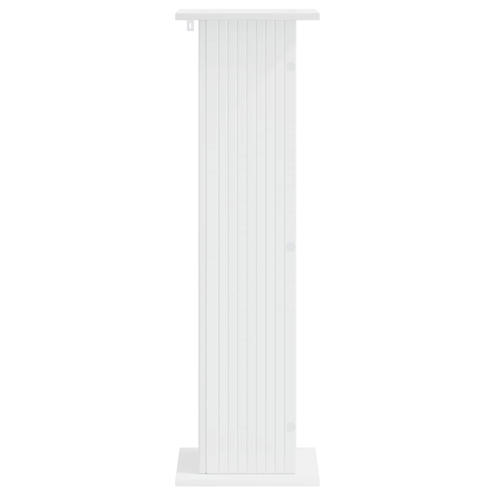 vidaXL Stojak na rośliny 2 pcs Biały 30,5 x 30 x 100,5 cm